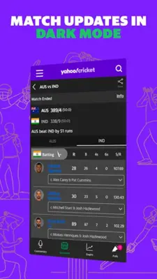 Yahoo Cricket android App screenshot 0