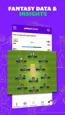 Yahoo Cricket android App screenshot 3